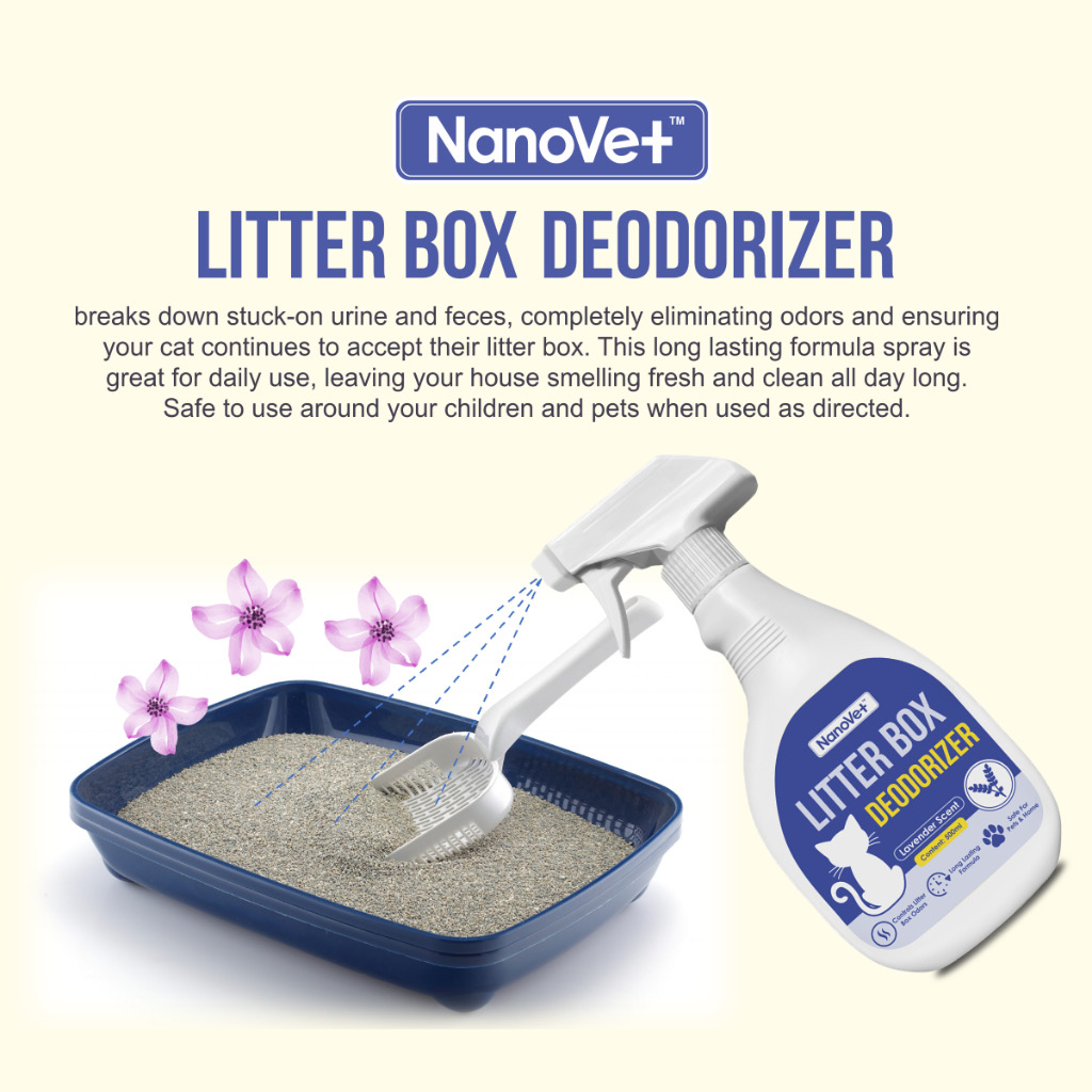 Nanovet Litter Box Deodorizer Spray 500ml