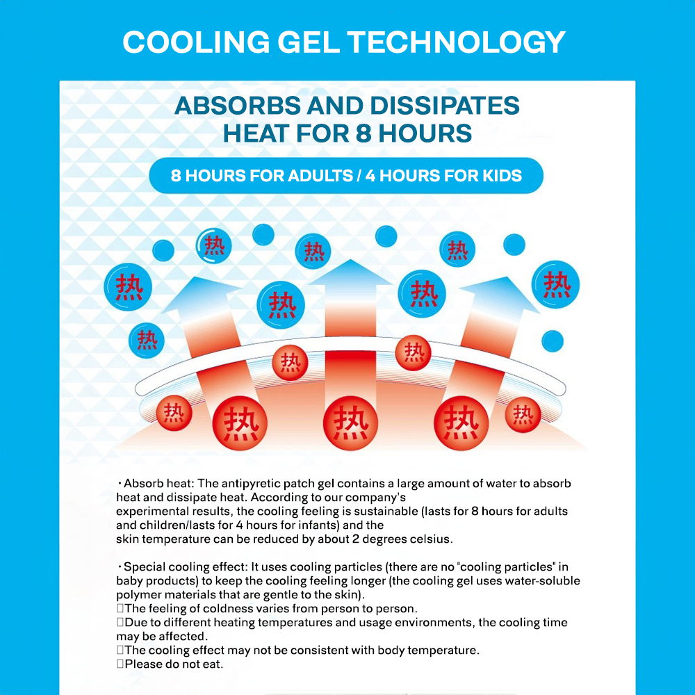Kobayashi Pharmaceutical KOOLFEVER Cooling Gel Patch for Fever
