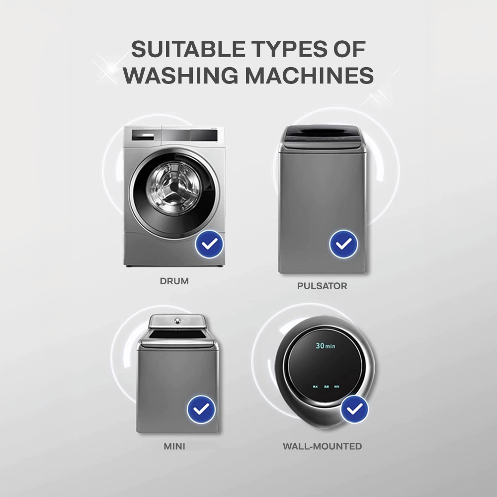 Walch 5-in-1 Washing Machine Cleaner Anti-Bacterial Washing Agent