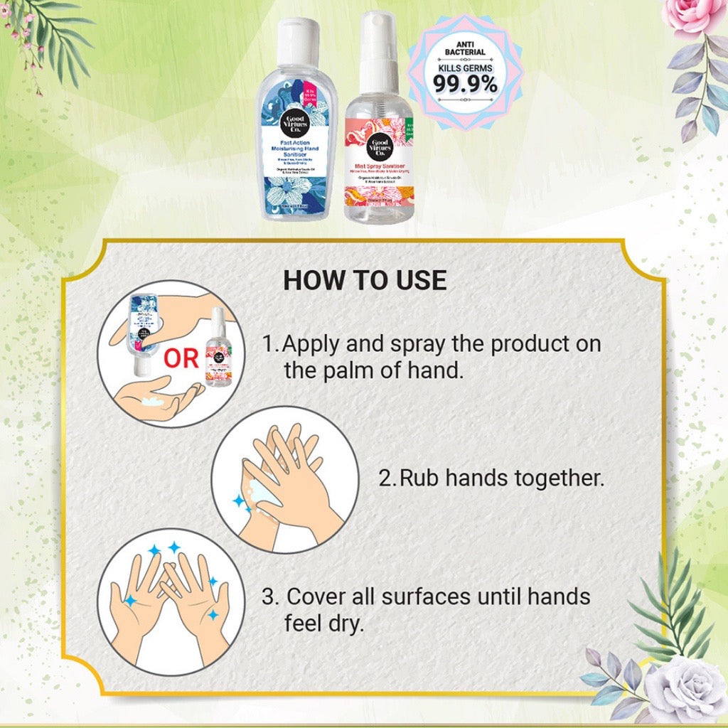 Good Virtues Co Hand Sanitiser Sanitizer