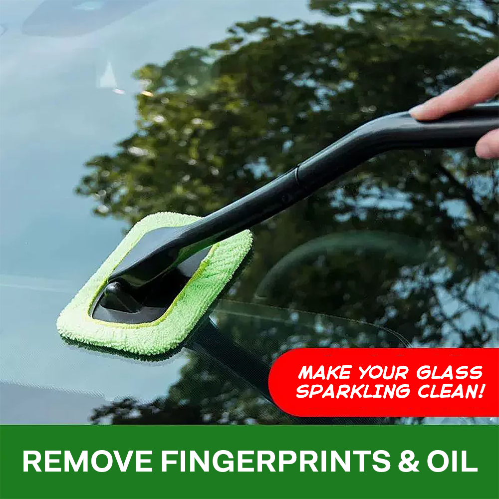 Car Windshield Defogging Microfiber 180 Degrees Rotatable Cleaning Tool Brush Duster