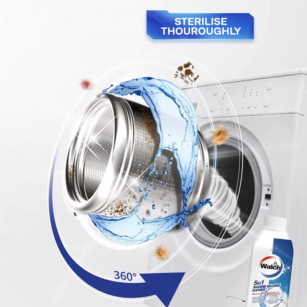 Walch 5-in-1 Washing Machine Cleaner Anti-Bacterial Washing Agent