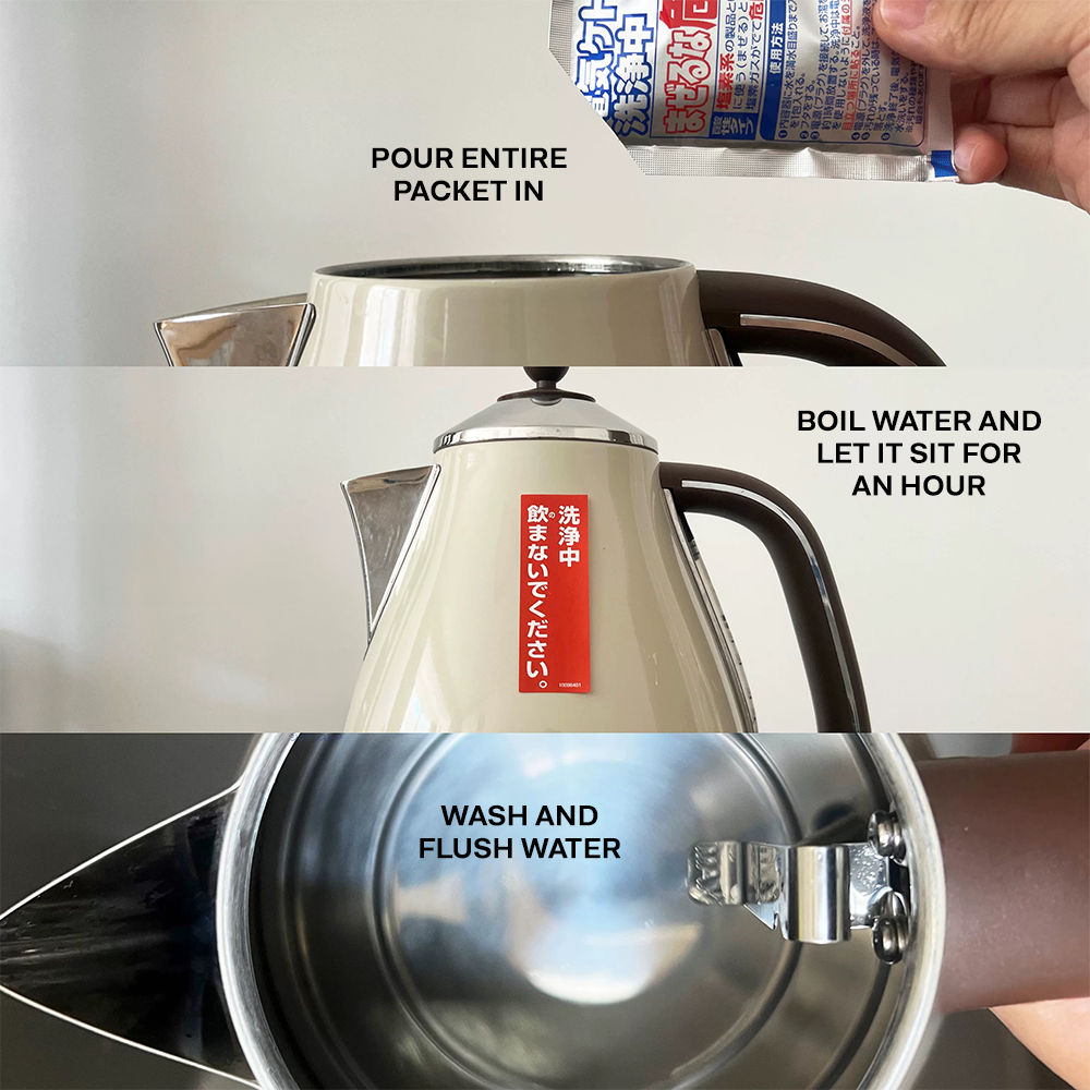 Kobayashi Pharmaceutical Electric Kettle Descaler (Box of 3)