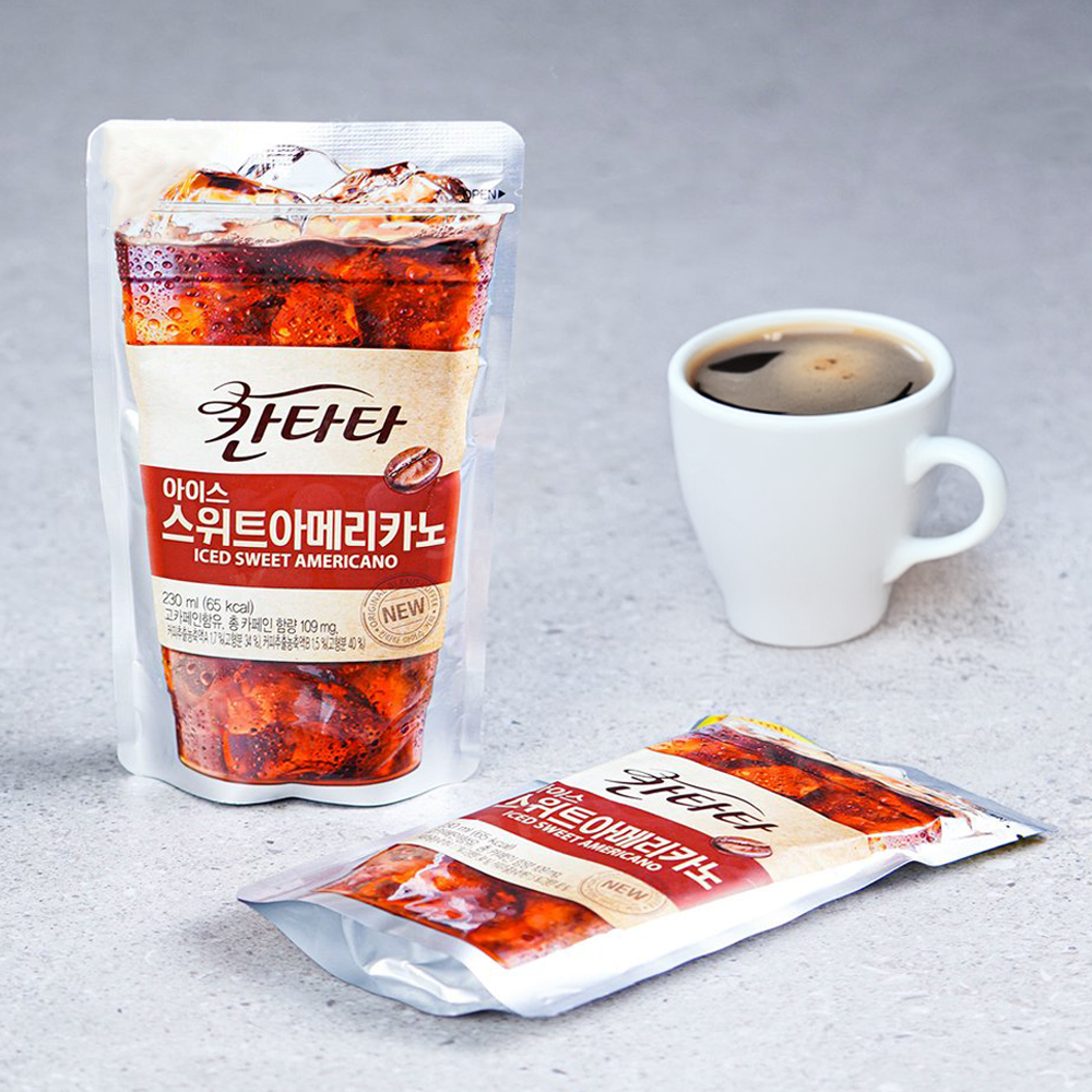 Ready To Drink Coffee Pouch Pack by Cantata and Lotte