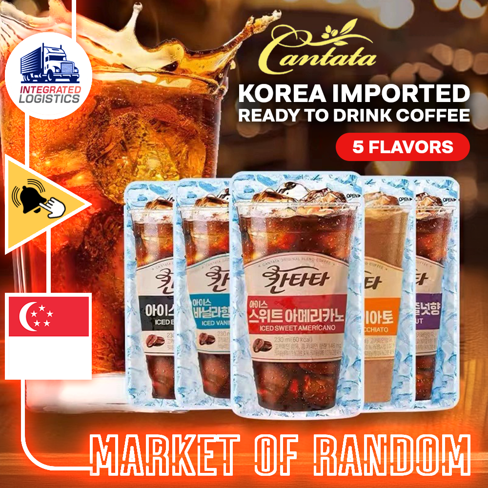 Ready To Drink Coffee Pouch Pack by Cantata and Lotte