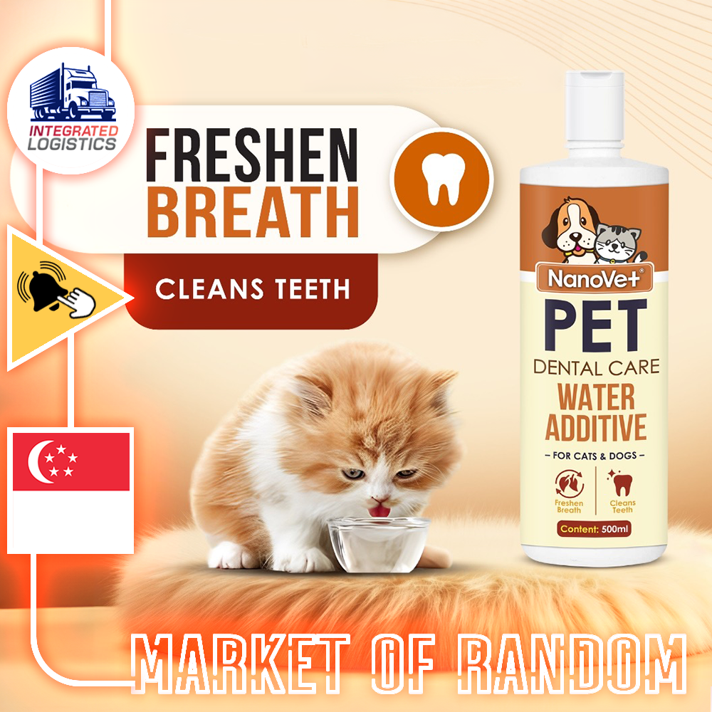 Nanovet Dental Care Water Additive for Cat and Dog 500ml
