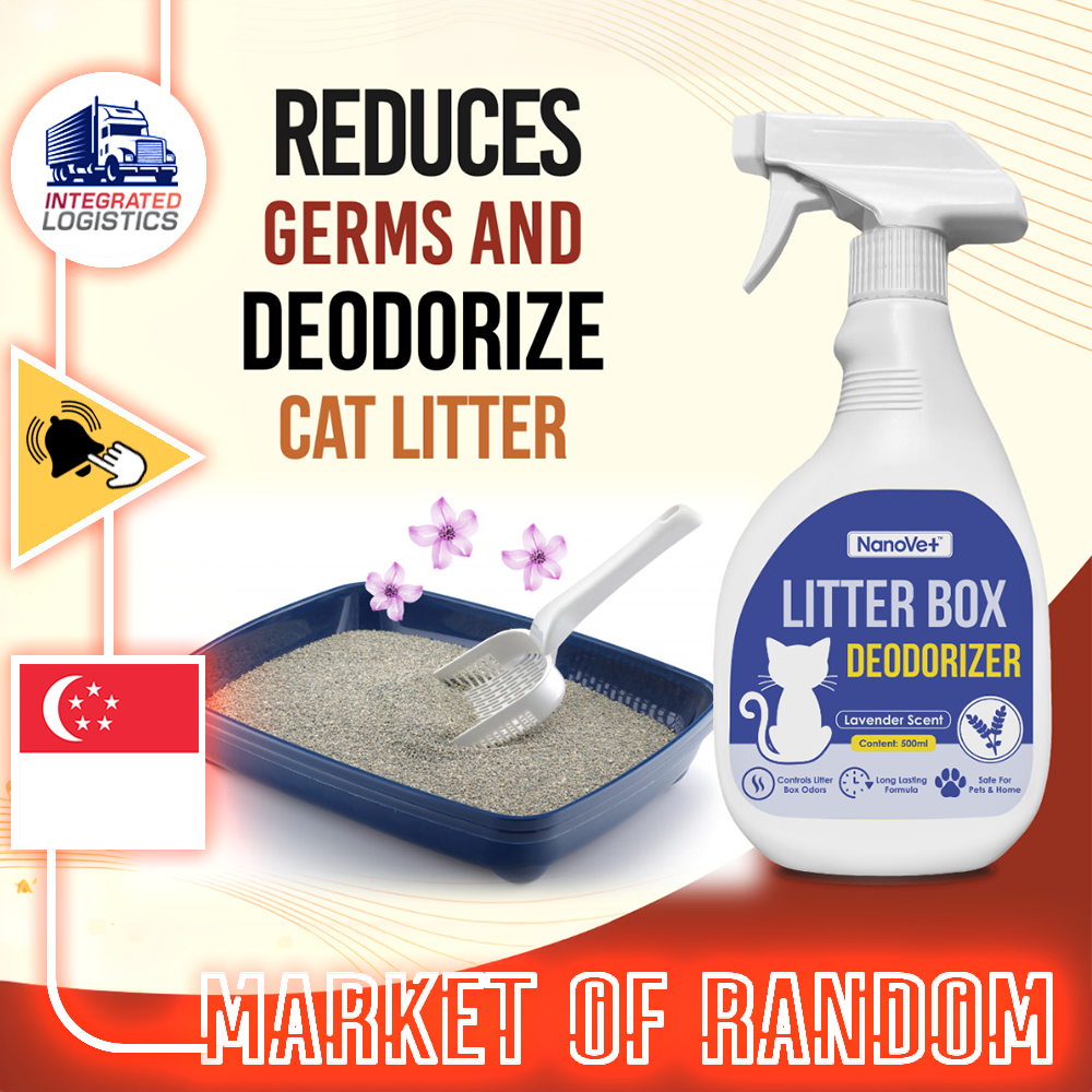 Nanovet Litter Box Deodorizer Spray 500ml