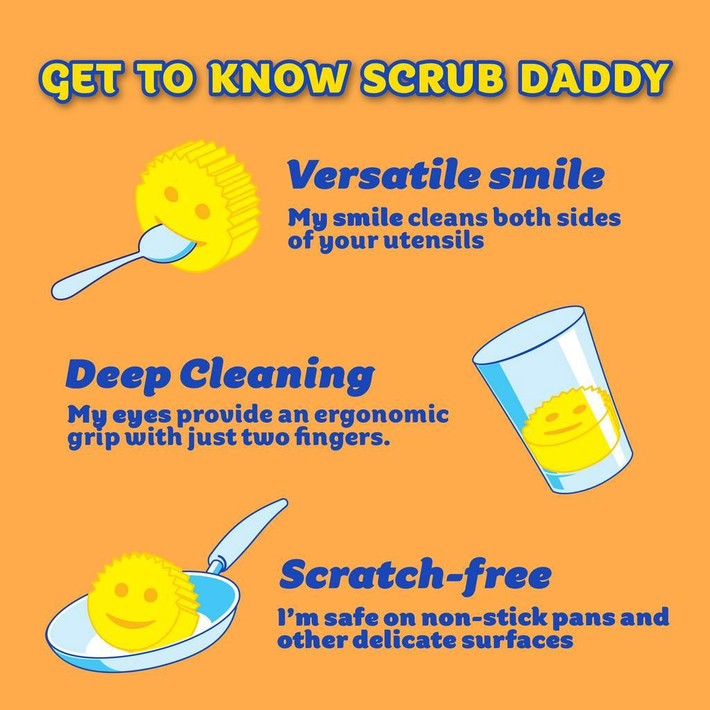 Scrub Daddy Scrub Mommy Kitchen Sponge Dishwashing – America's Favorite Sponge