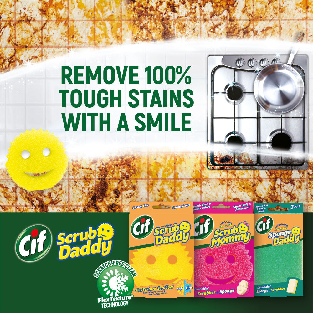Scrub Daddy Scrub Mommy Kitchen Sponge Dishwashing – America's Favorite Sponge