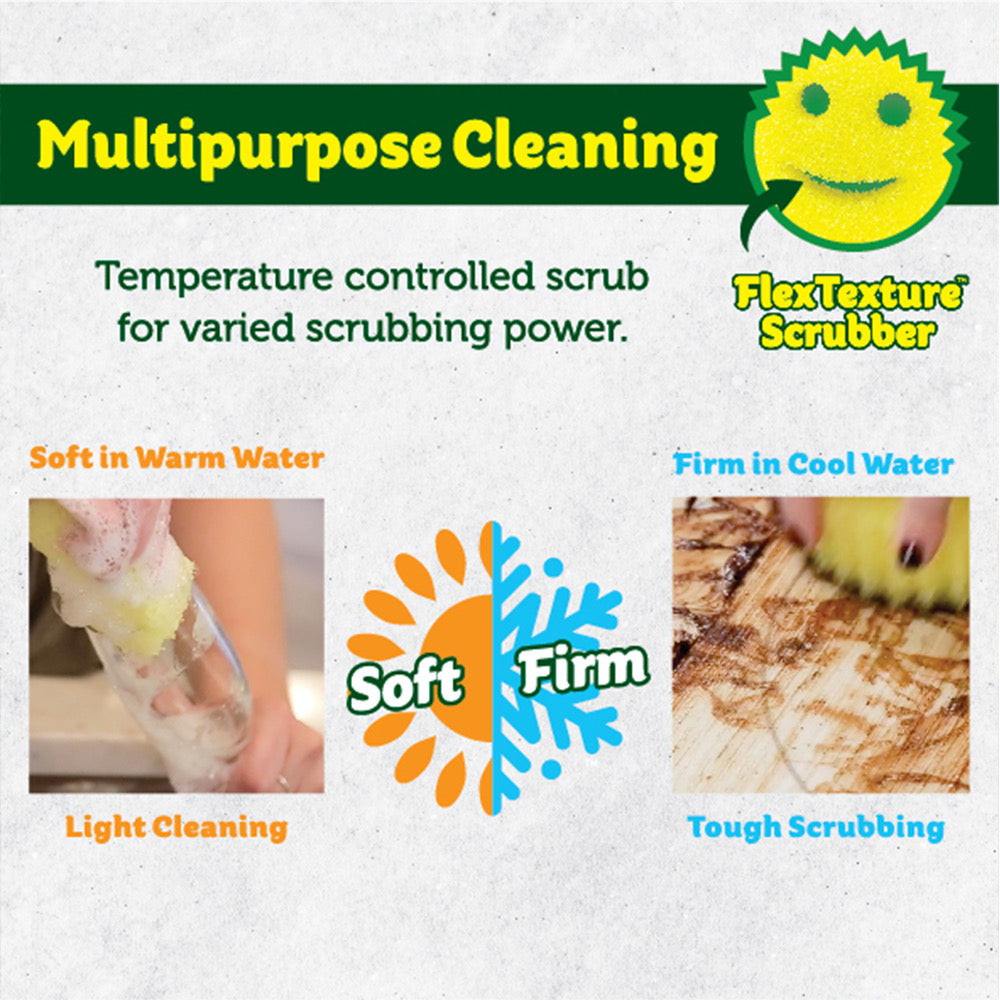 Scrub Daddy Scrub Mommy Kitchen Sponge Dishwashing – America's Favorite Sponge