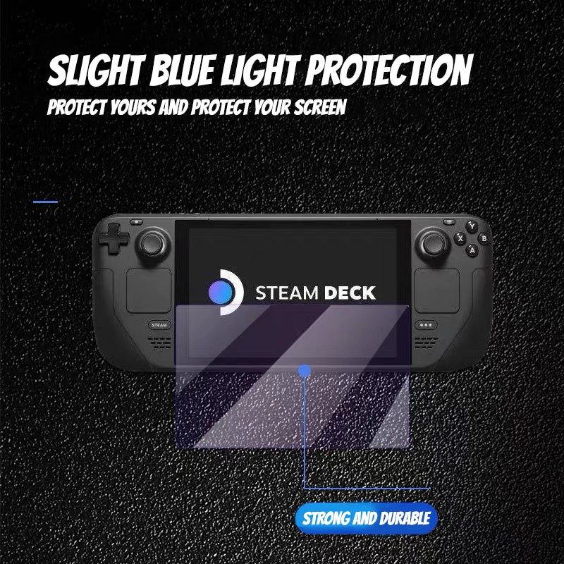 Steam Deck 9H Tempered Glass Screen Protector (Pack of 2 set)