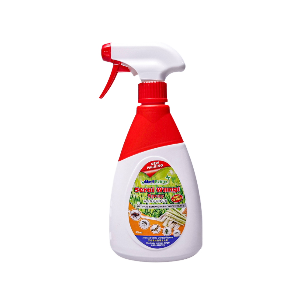 Netcare Serai Wangi Lemongrass Insect Pest Spray 100ml/500ml/650ml